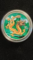 CHINA DRACHE IN COLOR 2026 1UNZE SILBER. 999