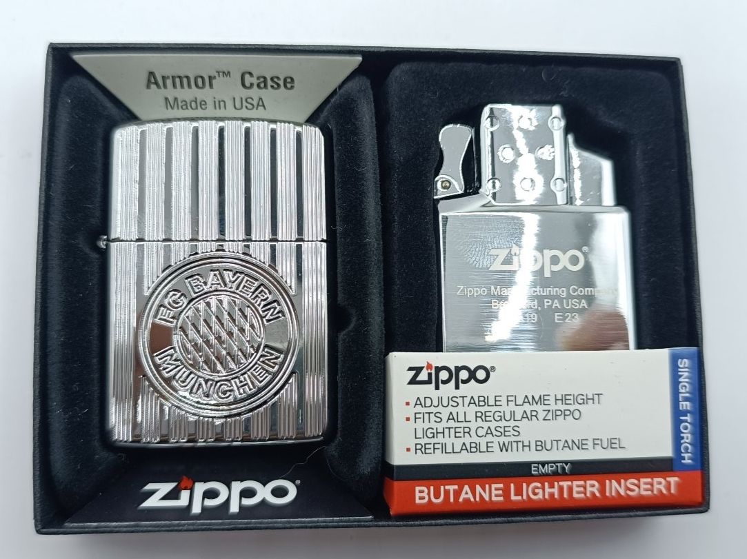 Original FC Bayern München Zippo in 76709 Kronau für 29,95 € zum