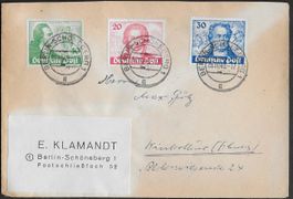1949 Deutsche Post Berlin Serie Mi 63-66 o Berlin top ab 1.-