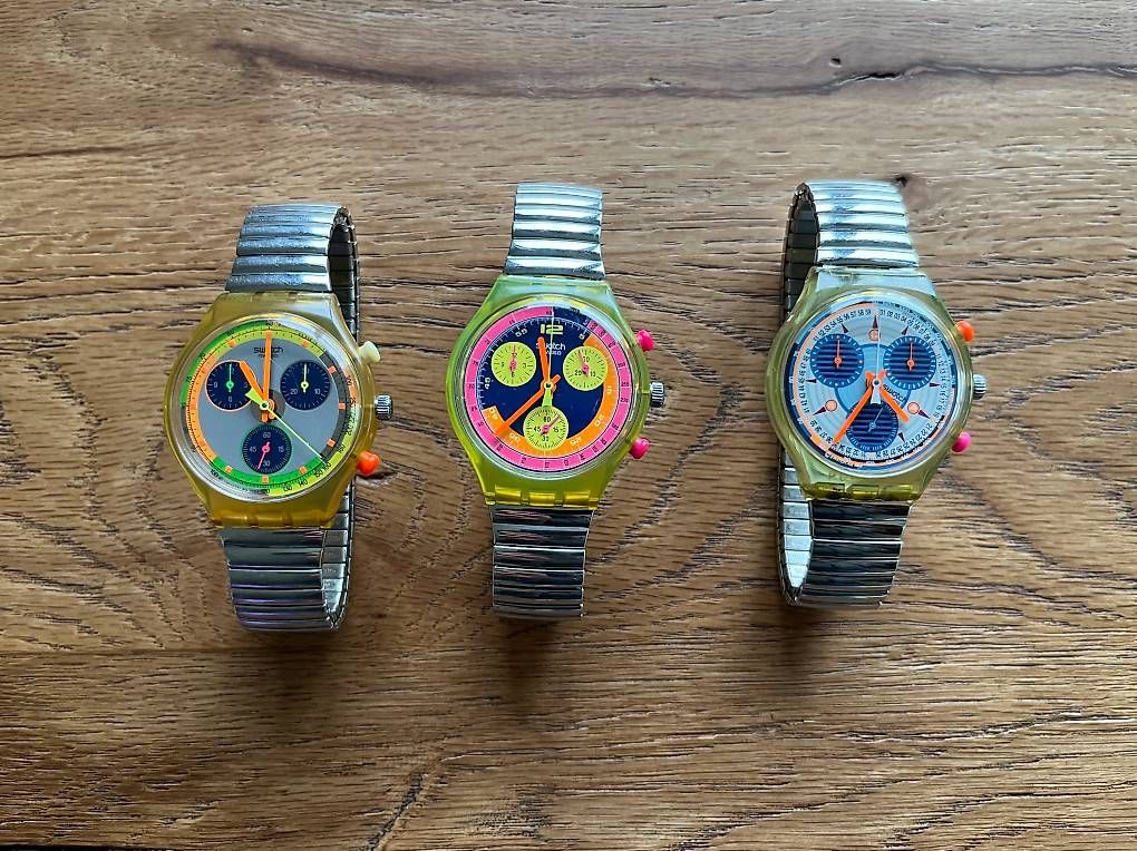 Swatch Orologi: 3 x Swatch Chrono anni 90 – Usato da Davesco-Soragno venduto da mel_cf2h