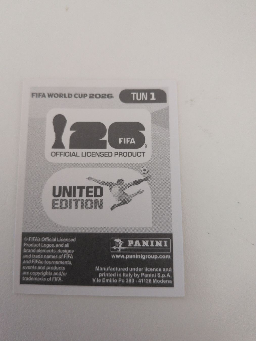 Panini Sammelbilder & Trading cards: TUN 1 – Gebraucht aus Wermatswil von oo8 1