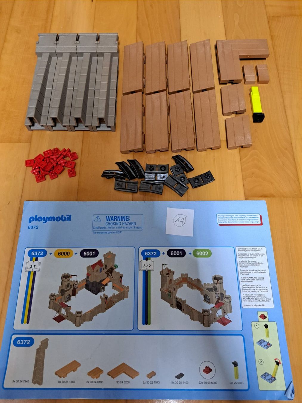 Playmobil Set 6372 «Mauerverbindung für Königsburg» (Neu (gemäss ...