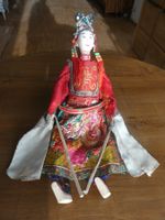 Antike chinesische kaiserliche Hofdame (Stabpuppe)