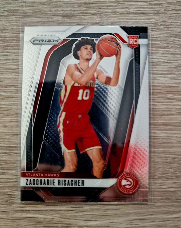 Zaccharie Risacher RC Rookie Carte NBA Prizm 2024-25 Hawks (Neuf (Voir ...