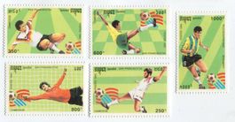 Briefmarken "Fussball". Kambodscha