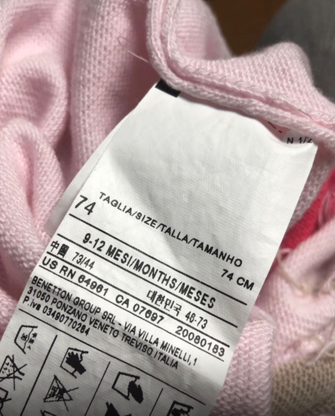 Pagliaccetti: Combinaison fine , Benetton, 12 mois / 74 cm – Usato da Carouge GE venduto da Emilynette 3