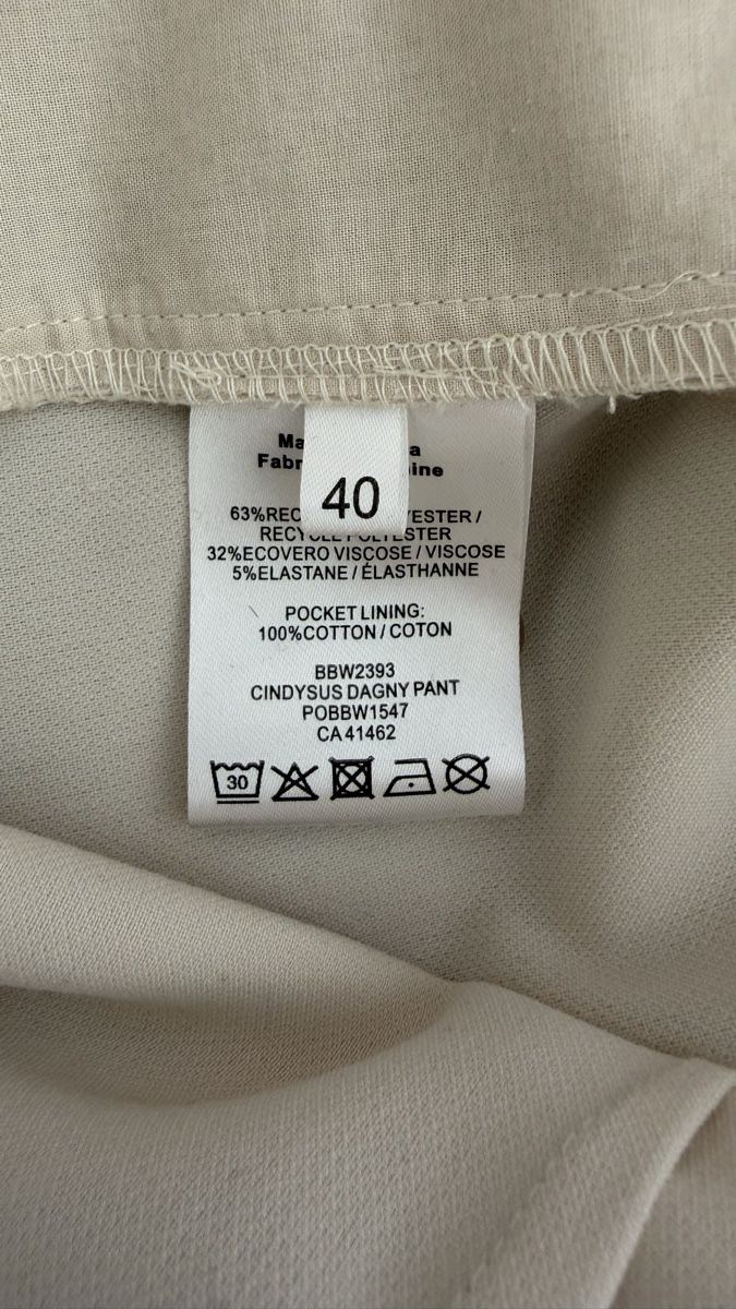 Hosen: Bruuns Bazaar Hose ivory 40 Row vibe tailored – Neu (gemäss Beschreibung) aus Zürich von dta_k2q9 3