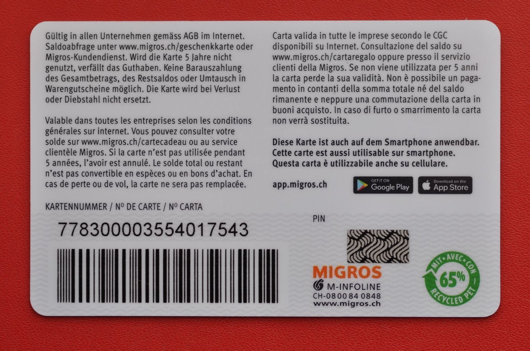 Cartoline: geschenkkarte – Usato da Laupen BE venduto da Gufi57 1