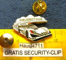 PEUGEOT 905 24H LEMANS ARTHUS BERTRAND PIN ENAMEL GOLDIG