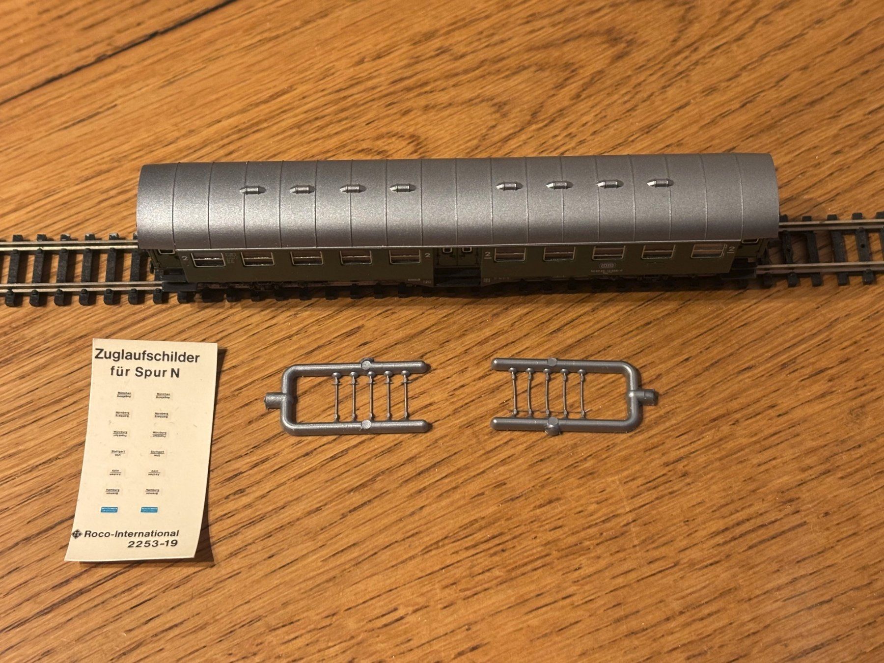 Modelleisenbahnen: e1774: Oldtimer Personenzug (Spur N) – Gebraucht aus Birsfelden von Birs_25 3
