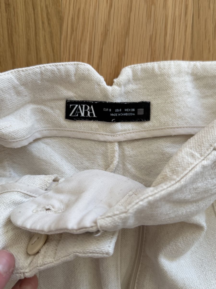 Zara Hosen: ZARA Leinenhose Gr. S Sommerhose light beige – Gebraucht aus Ebikon von her_82yr 2