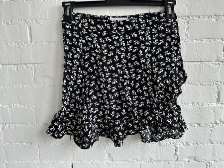 Minirock mit Blumenmuster von Mango / Gr. S