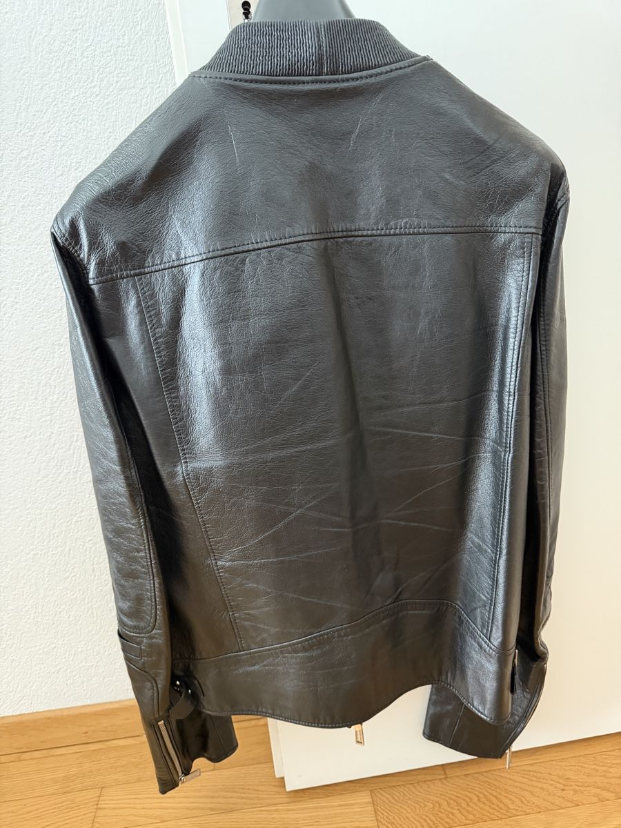 Dsquared2 Giacche: Dsquared2 Leather Jacket - Men's Size 56- Black Biker – Nuovo (secondo la descrizione) da Oberengstringen venduto da Titina90 5