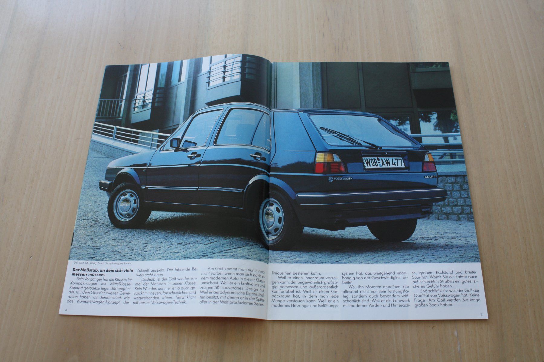 VW Dokumente: VW Golf II Prospekt 8/1984 – Gebraucht aus Wikon von erwin400 2