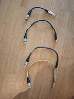 5x Klinke auf XLR Kabel Adapter 