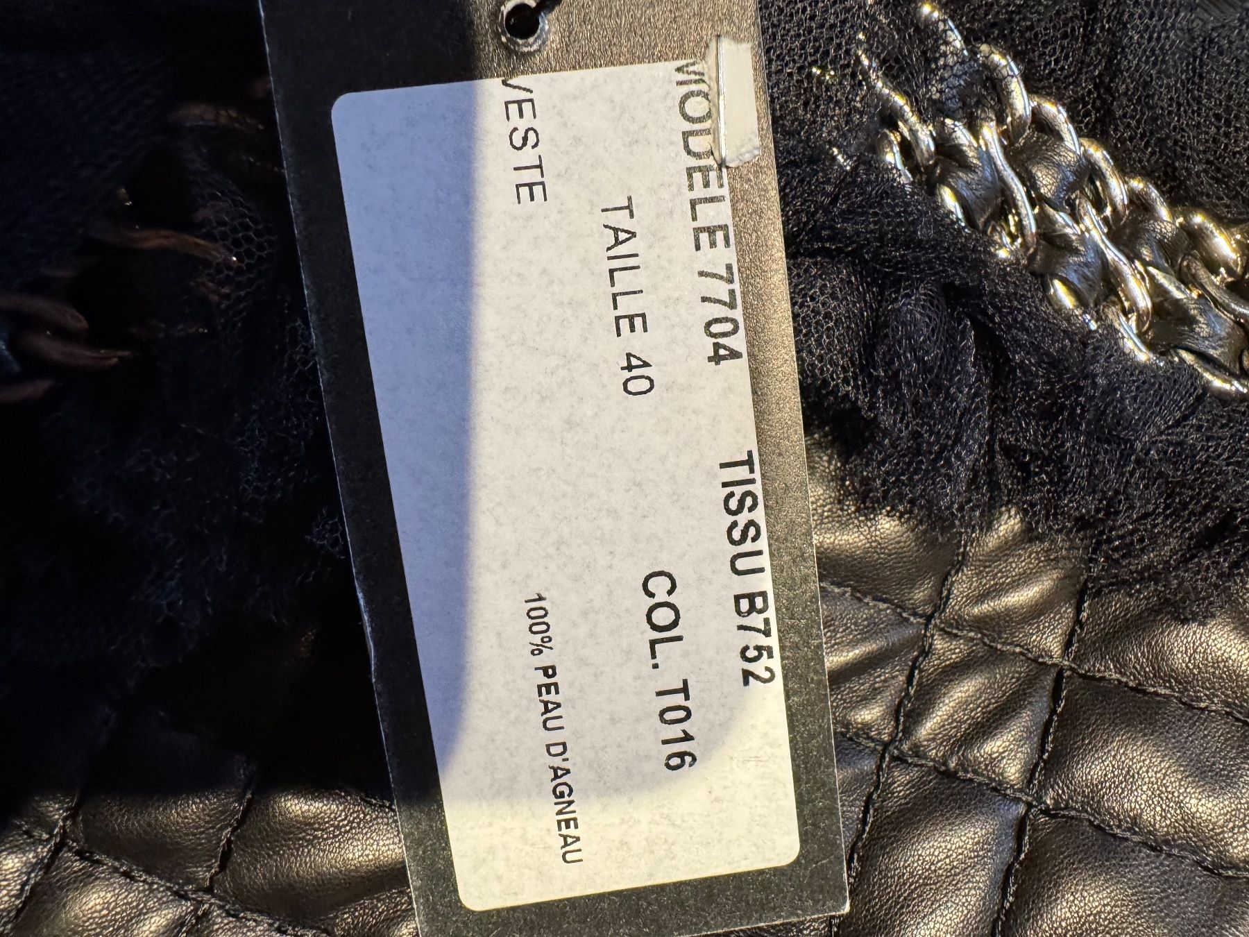 Balmain Giacche: Balmain Quilted Lambskin Leather Jacket – Nuovo e nell'imballaggio originale da Grund b. Gstaad venduto da ReLuxe 3