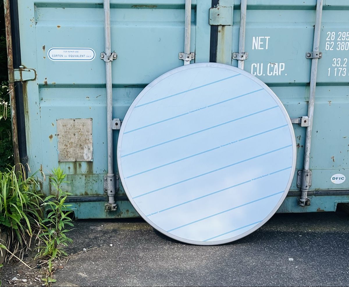 Bracieri: Deckel / Abdeckung Edelstahl 111cm zu Feuerschale Grillring – Nuovo (secondo la descrizione) da thun venduto da Globi003 2