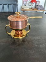 Saucière + Réchaud Stöckli Netstal Cuivre