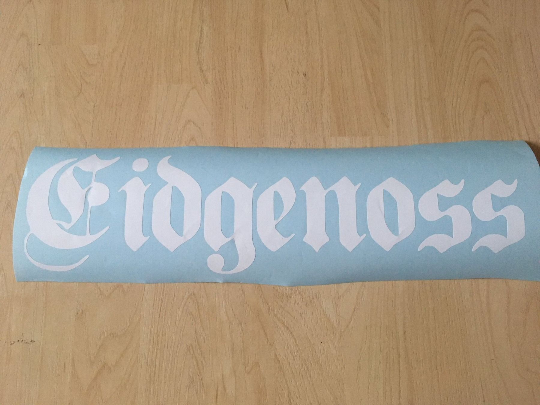 Sticker: Aufkleber Eidgenoss  in weiss – Nuovo e nell'imballaggio originale da Regensdorf venduto da Mischa88