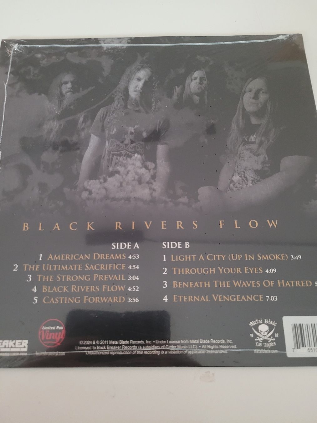 Schallplatten: Lazarus A.D - Black Rivers Flow Silver/Black Splatter Vinyl – Neu und originalverpackt aus Münsingen von Drachenwurst 1