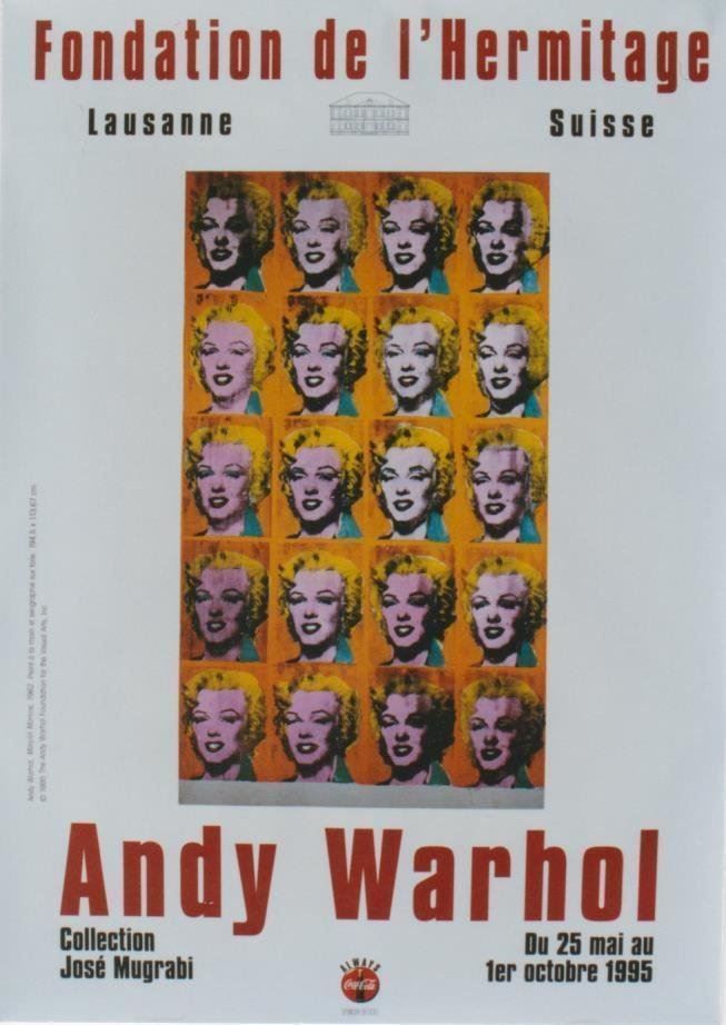 Foto & Immagini: EXPOSITION ANDY WARHOL LAUSANNE 1995 - Affiche originale – Usato da Blonay venduto da postercollection