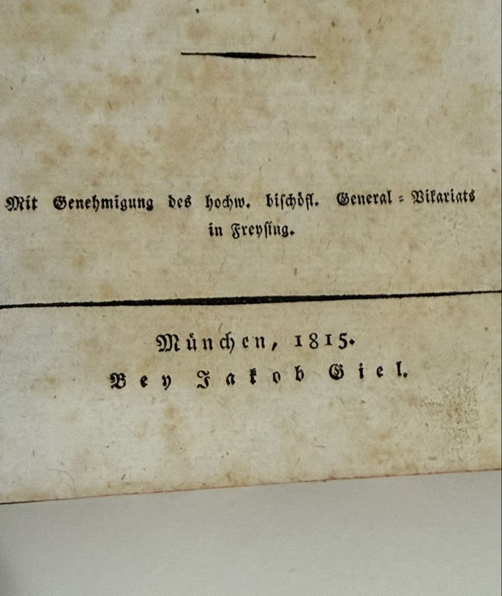 Bücher: Antike Bibel, München 1815 – Gebraucht aus Goldach von igwhitestar 1