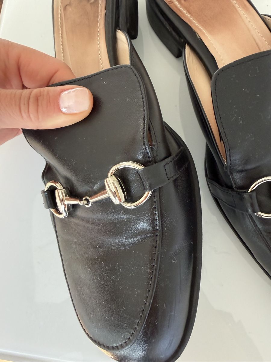 Damenschuhe: 100% leather black mules 39 – Gebraucht aus Uster von Monika_OB 9