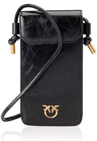 Pinko Damen Handytasche Vitello Shiny
