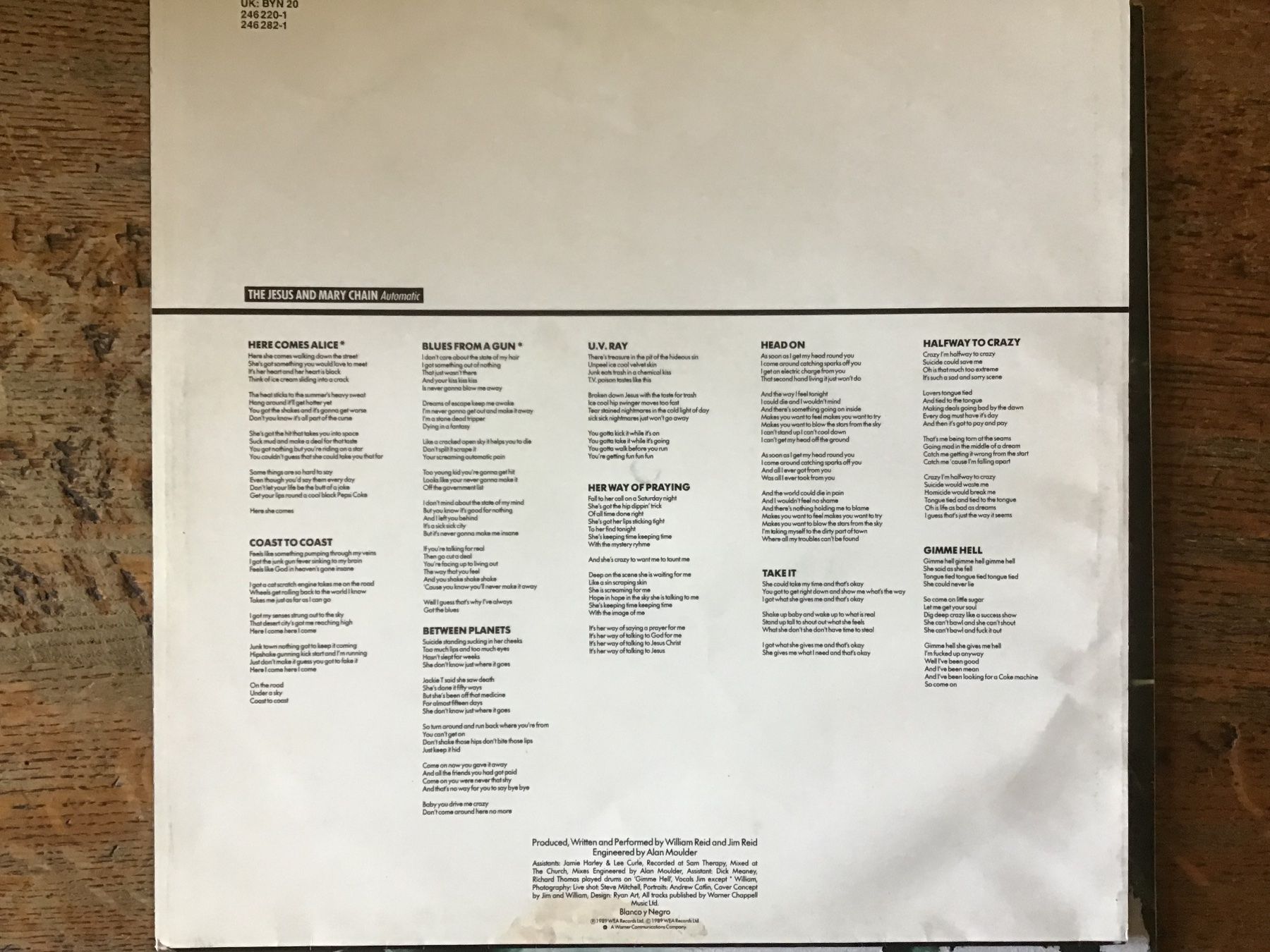 Dischi in vinile: LP The Jesus and Mary Chain – Usato da Fully venduto da Ruby97 2