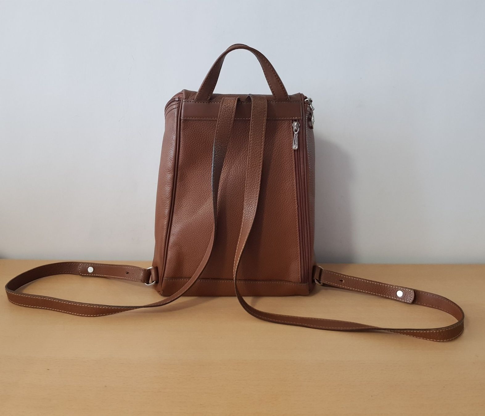Longchamp Zaini: Longchamp Le Pliage Rucksack – Usato da Basel venduto da Birs868 3