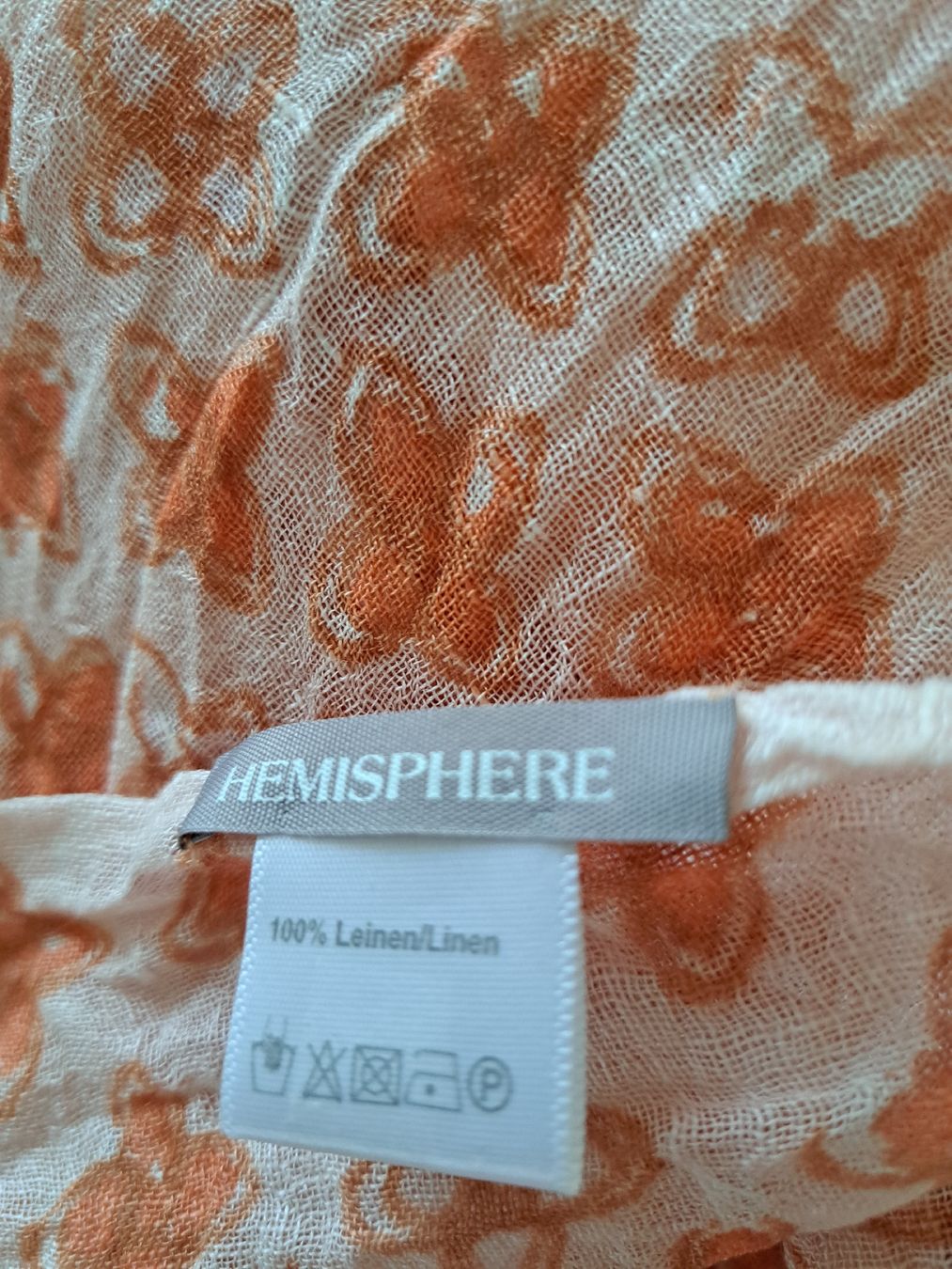 Hemisphere Foulard & Sciarpe: Hemisphere Schal Leinen – Usato da Thalwil venduto da sternenstaub369 2