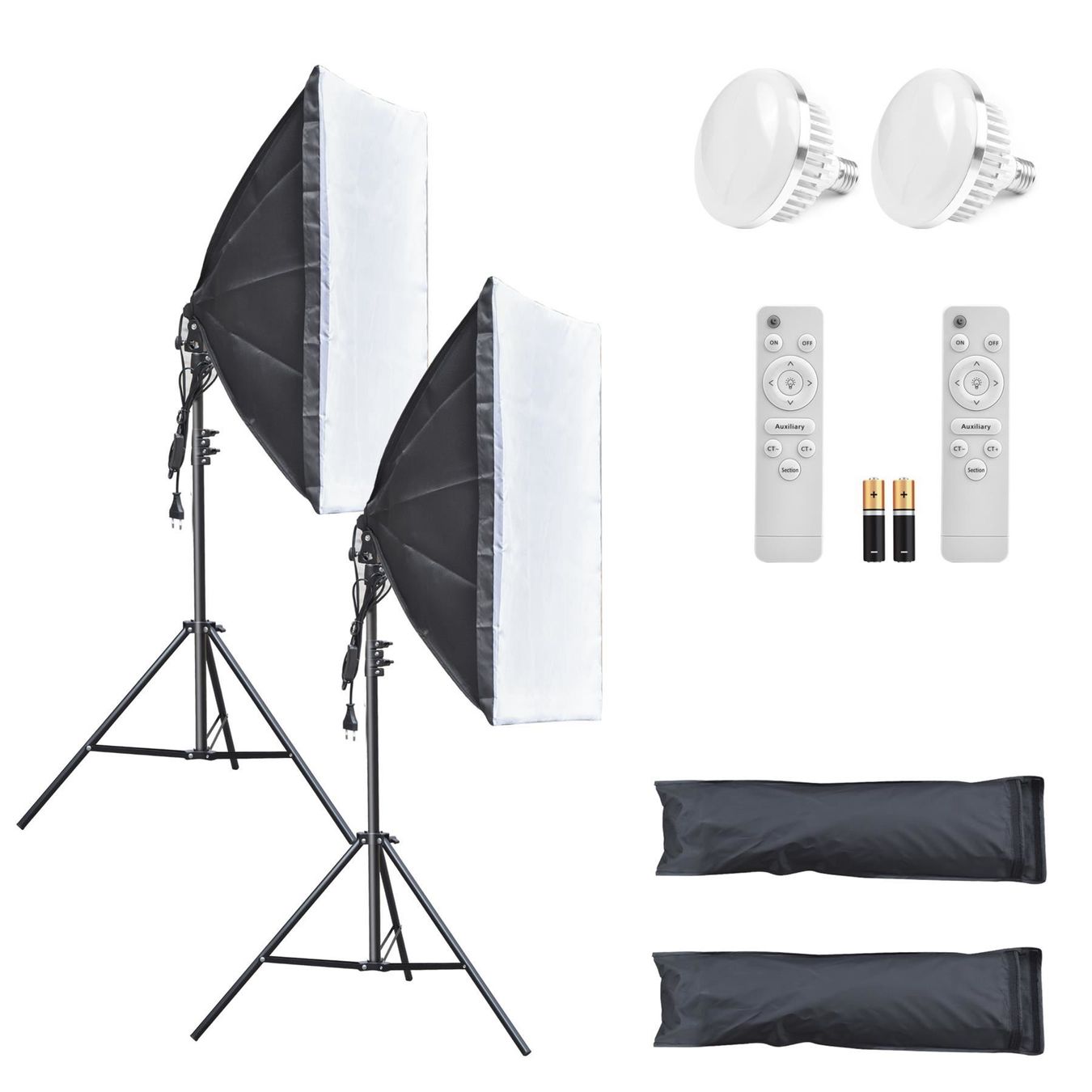 Labor & Dunkelkammer: 2 x 50x70cm Softbox LED Beleuchtung Set – Neu (gemäss Beschreibung) aus Thun von Laoye 1