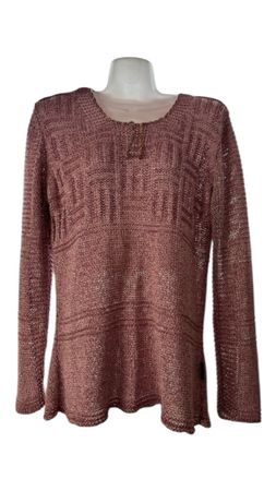 Feiner Damen Strickpullover von CAPPUCINO Grösse M, braun