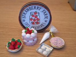 Handmade Erdbeerkuchen Back Set