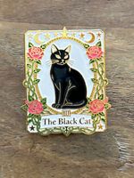Pin Tarot Karte The Black Cat