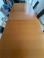 Table  de salle à manger en bois  180×100 extensible 4pièces
