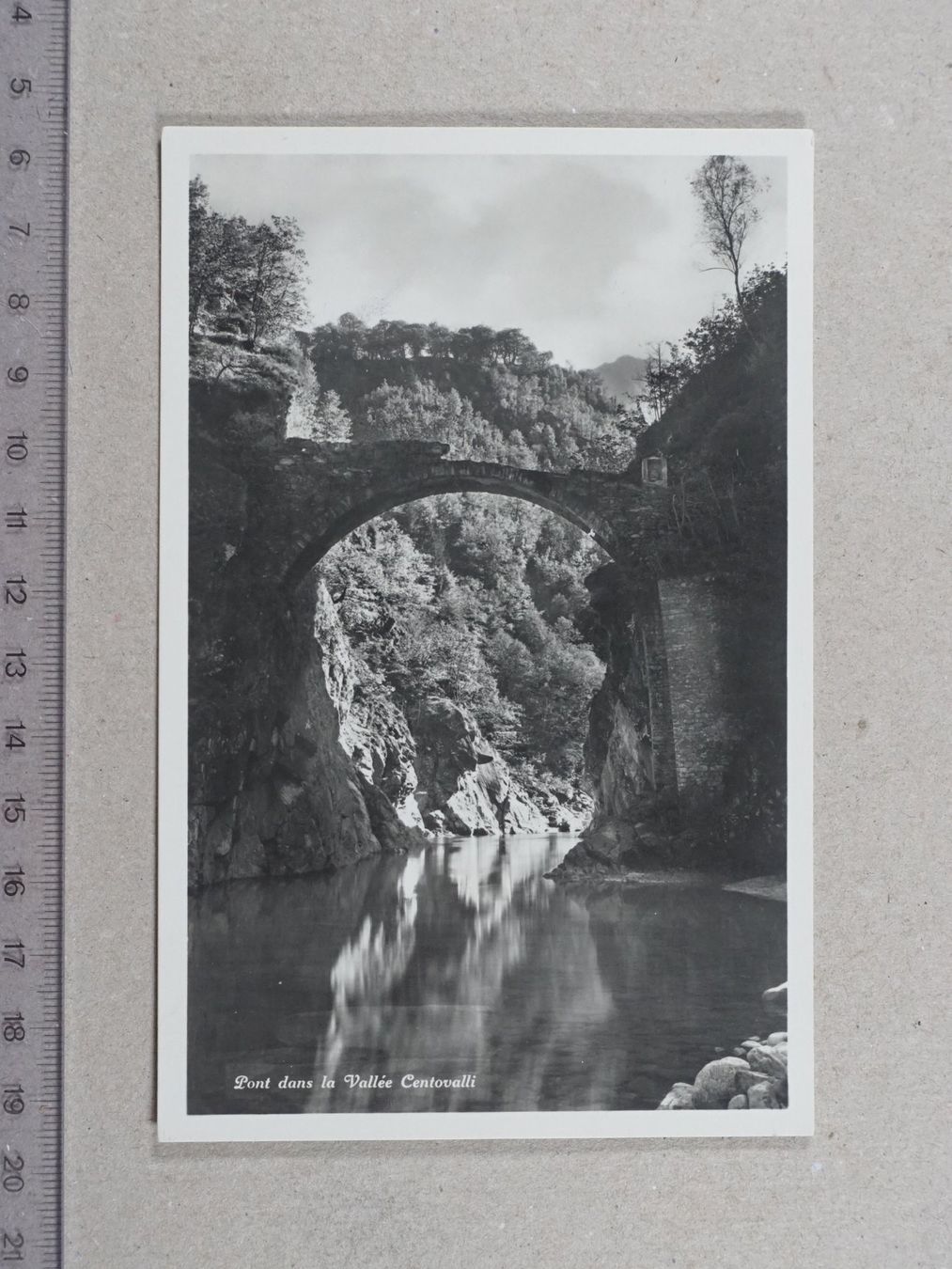 Cartoline postali: Pont dans la Vallée Centovalli – Usato da Lenzburg venduto da fh1