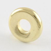 Acrylperlen Gold Donut 25x5mm / 10St.