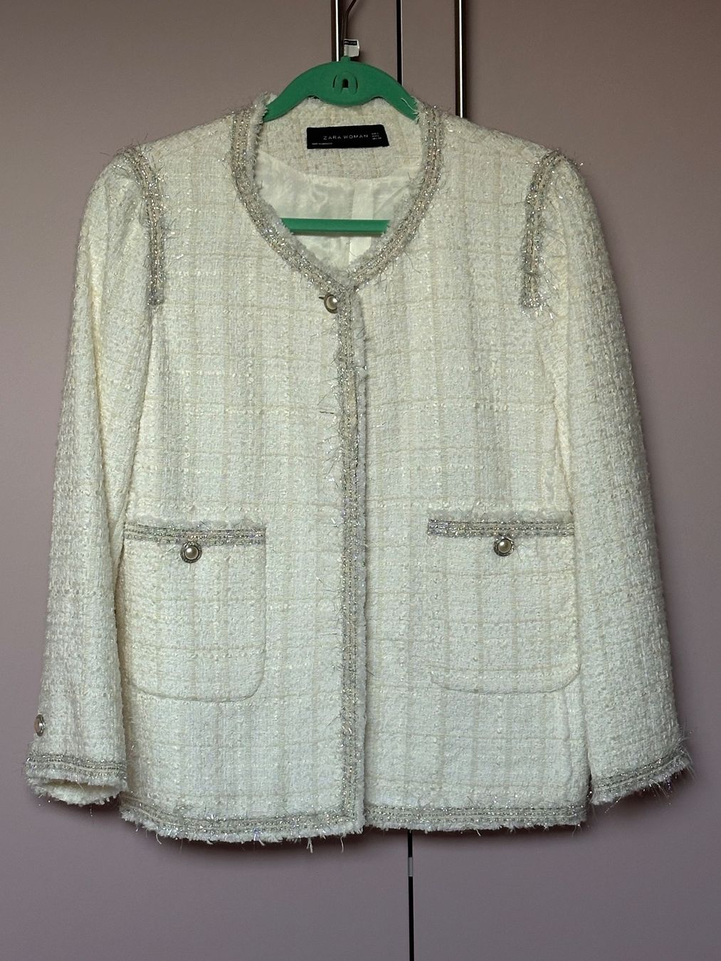 Zara Jacken: Zara Blazer Tweed weiss gr. L – Neu (gemäss Beschreibung) aus Hägendorf von Moro143 1