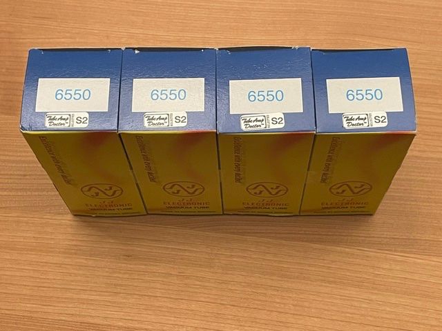 Amplificatori: J&J ELECTRONICS 6550 - GEMATCHTES QUARTETT - NEU! – Nuovo e nell'imballaggio originale da Fahrwangen venduto da Swirl2 1