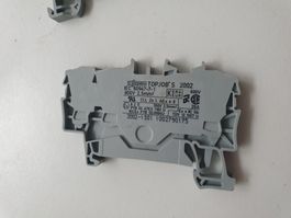 WAGO 3P Durchgangsklemme Tragschiene TOPJOB 2002-1301