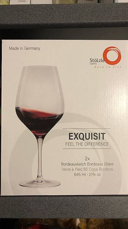 Verres: 4 neue Weingläser Stölzle Lausitz Experience – D'occasion à Brugg AG par auttenwe