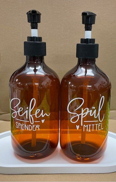 Sonstiges Geschirr & Gläser: Shabby- Spühlmittel-und Seifenflasche – Neu (gemäss Beschreibung) aus Kesswil von Nicole220870