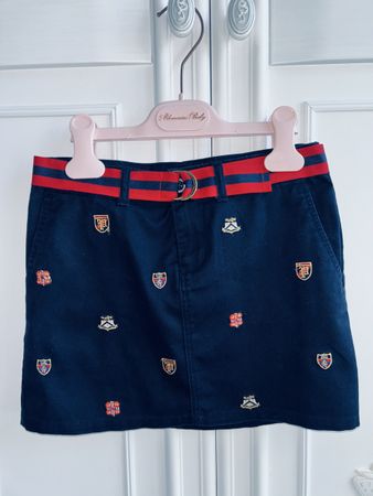 Ralph Lauren girls skirt & belt 8 Y NEW