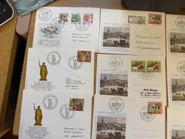 27 Karten Tag der Briefmarken