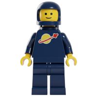 LEGO® Classic Space Minifigur Astronaut Dunkel Blau