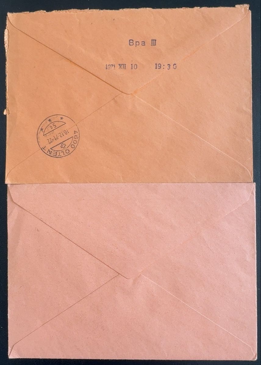 Tous les timbres: 2 Bücherzettel Schweiz Eilsendung Expresso Olten Lot – D'occasion à birsfelden par tim0444 1
