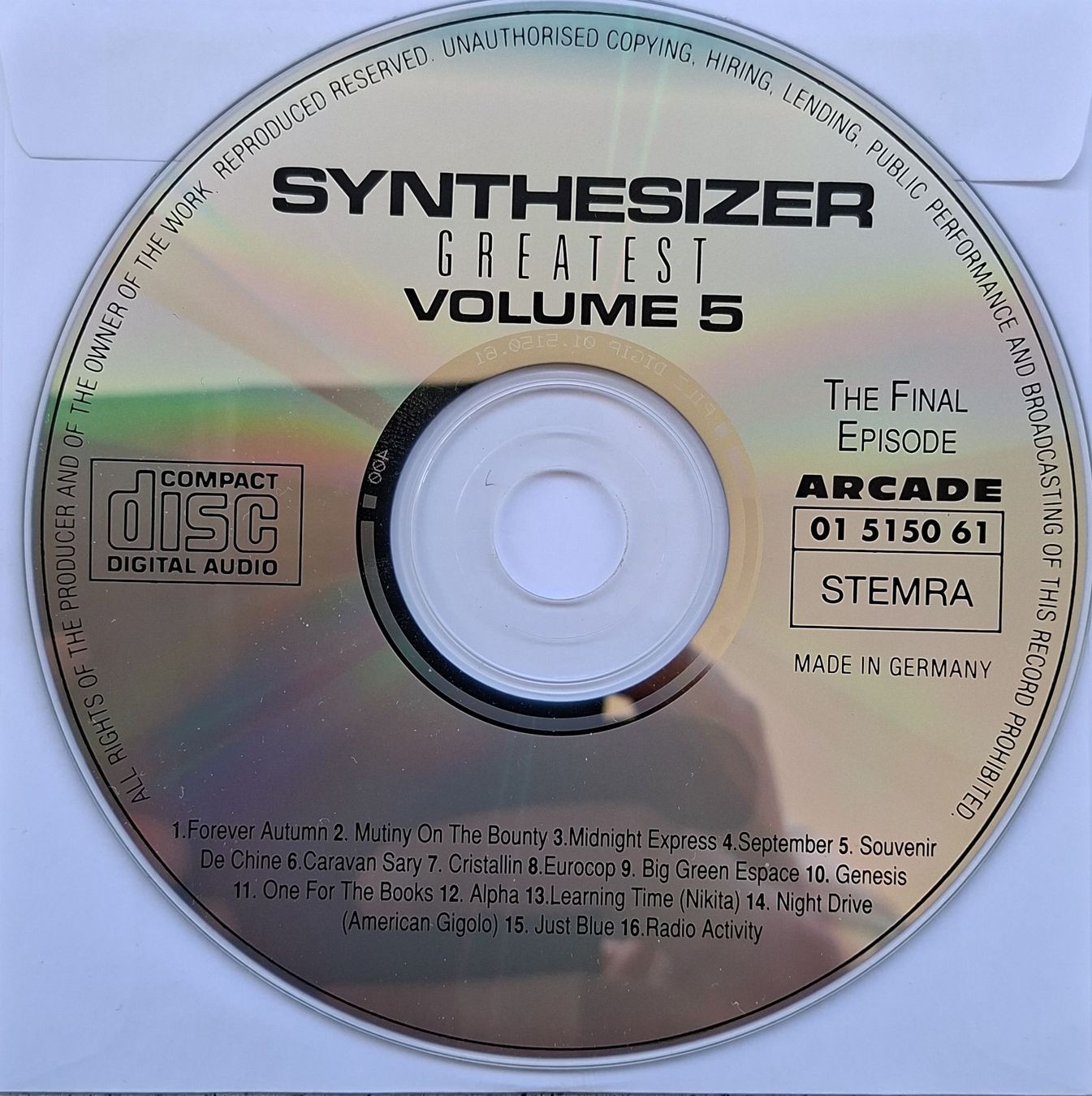 CDs: Synthesizer Greatest Volume 5 CD gebraucht – Gebraucht aus Gretzenbach von RedCarGuy