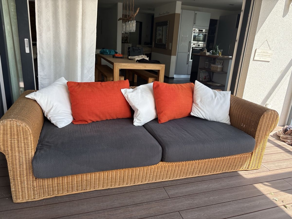 Sofas: Ratansofa – D'occasion à Wiesendangen par Powersandra03