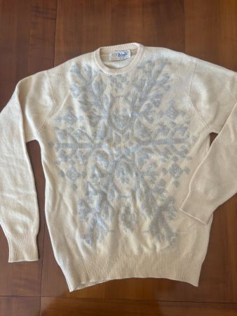 Pull pringle Intarsia 100% cashmere 42 (M) Peu porté- Défaut